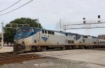 AMTK 167 & 84 lead the Silver Star away from the station